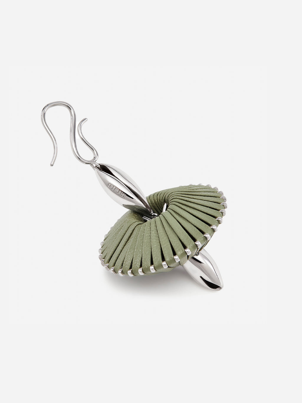 GYROSCOPE LEATHER EARRINGS