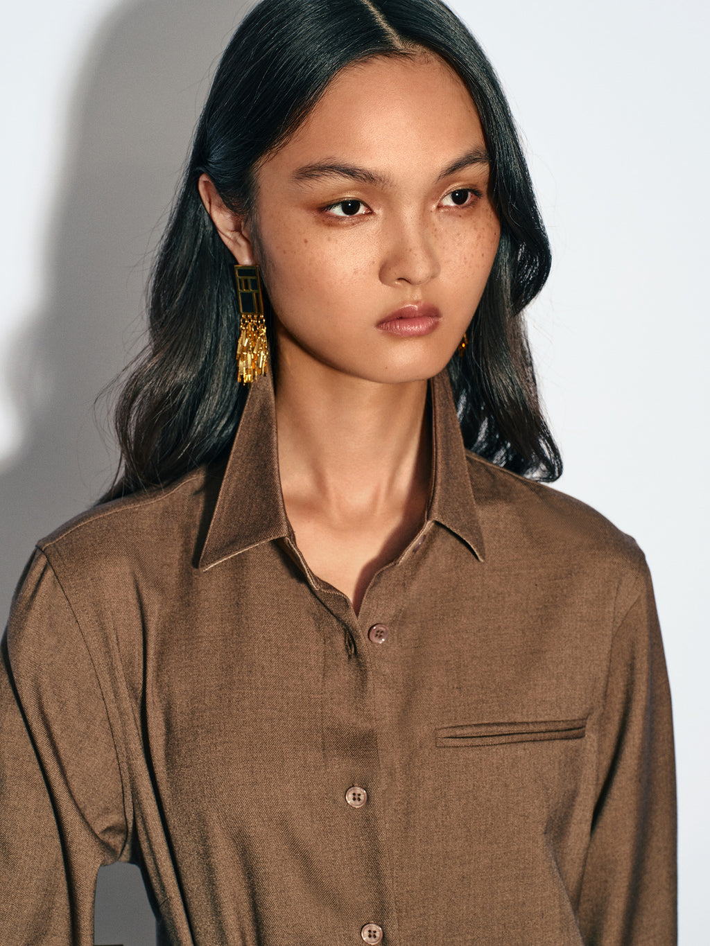 TASSEL ENAMEL EARRINGS