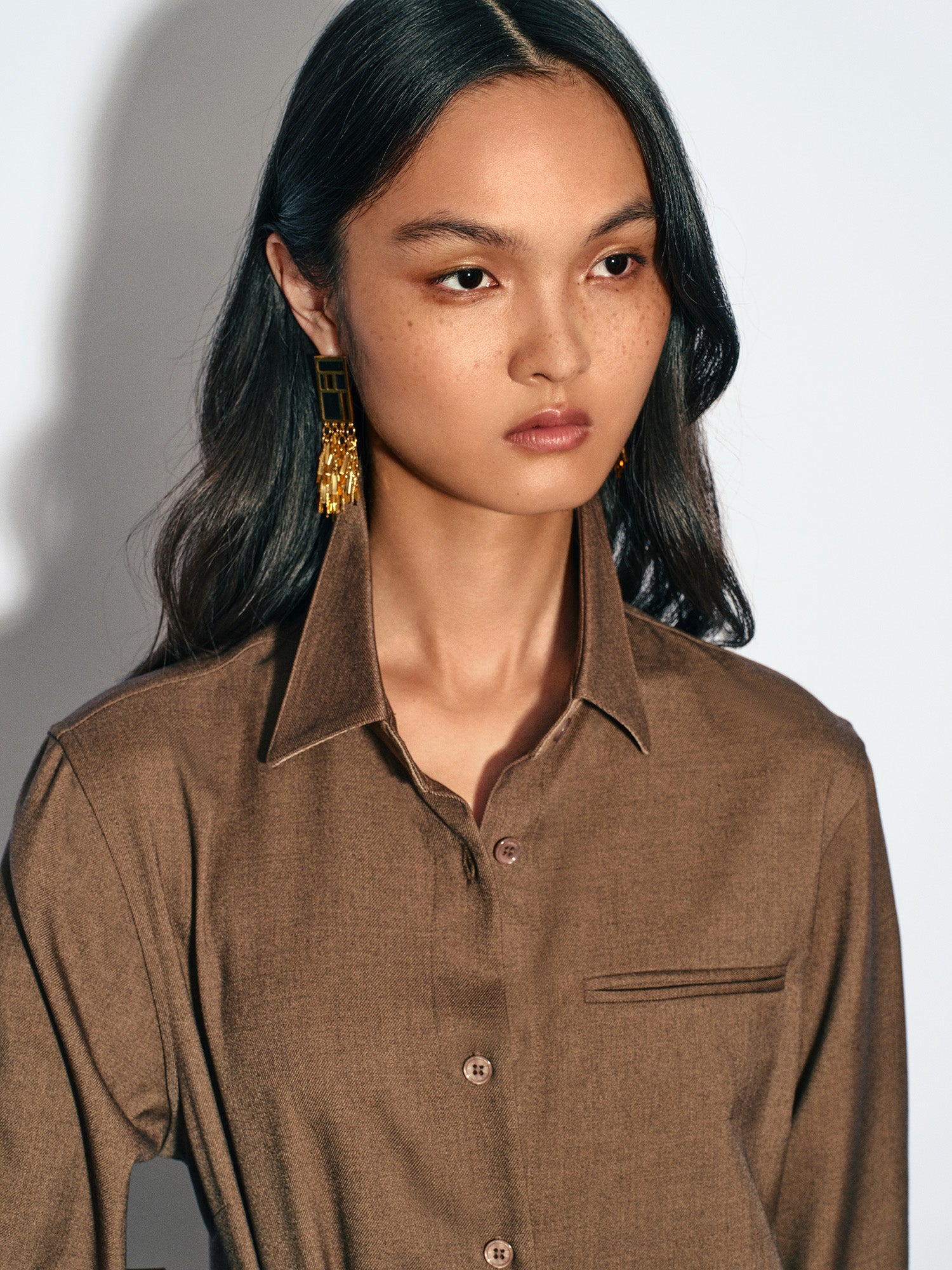 TASSEL ENAMEL EARRINGS