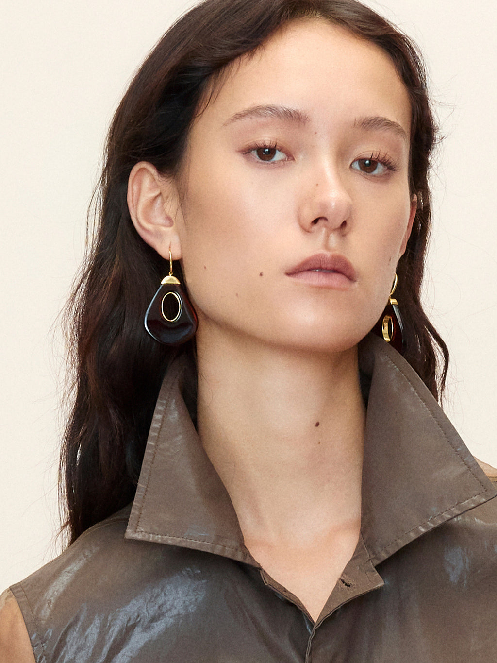 TEARDROP RESIN EARRINGS