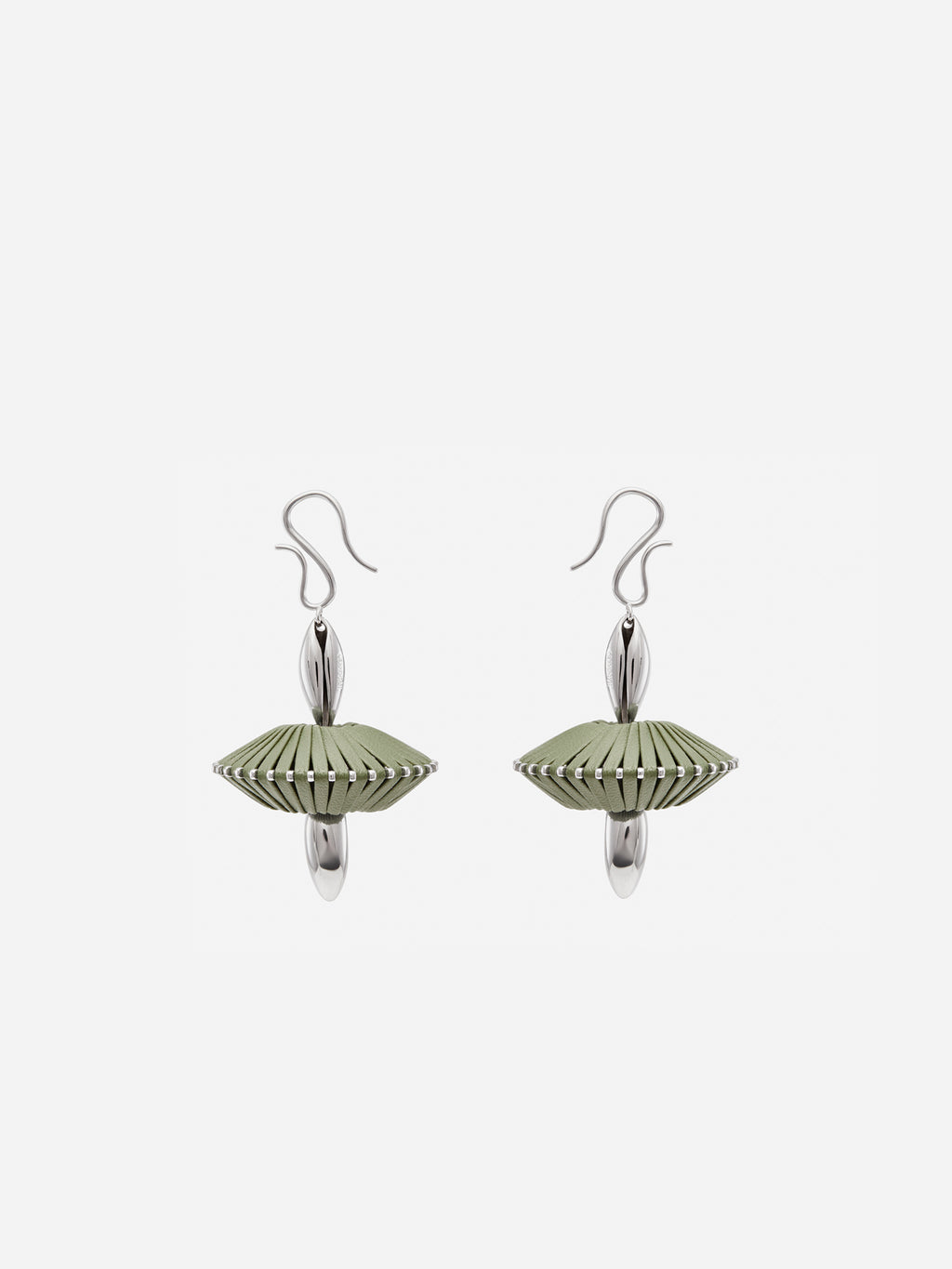 GYROSCOPE LEATHER EARRINGS