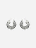 CORD WRAPPED HOOP EARRINGS