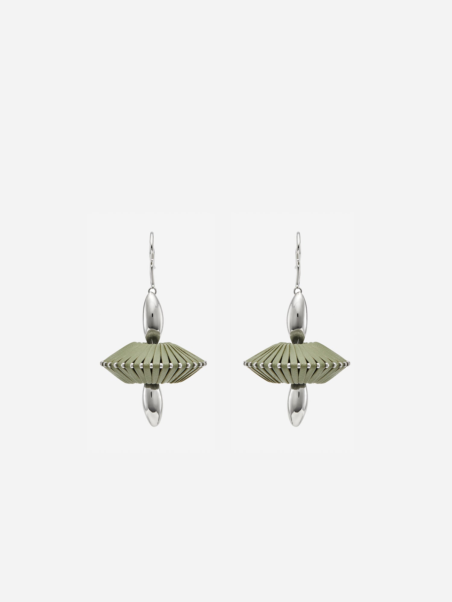GYROSCOPE LEATHER EARRINGS