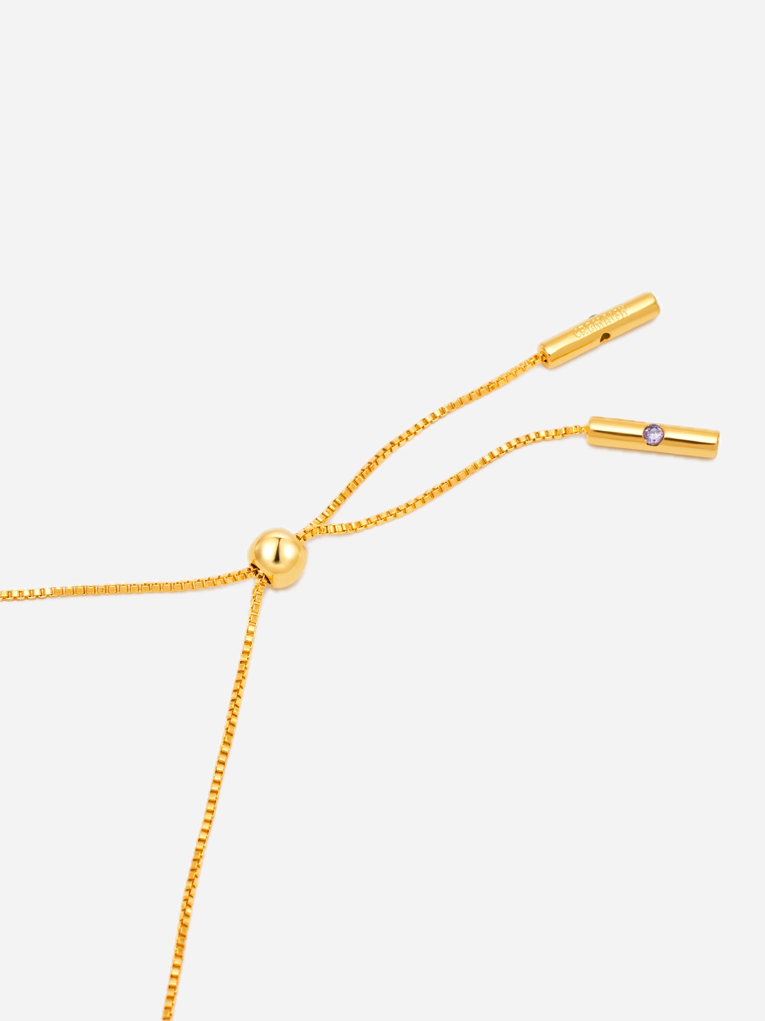 COLOR STONE TUBE PENDANT