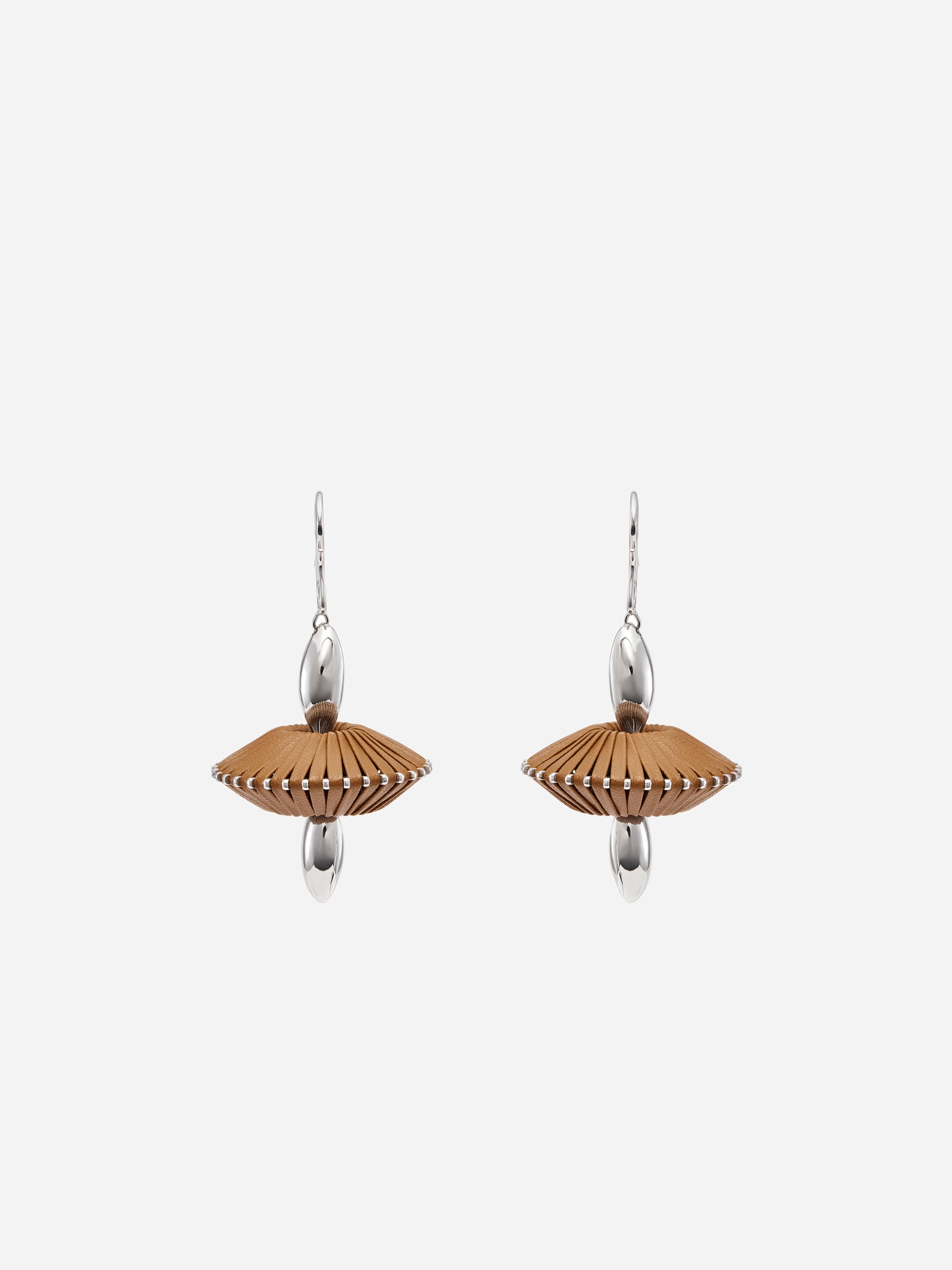 GYROSCOPE LEATHER EARRINGS