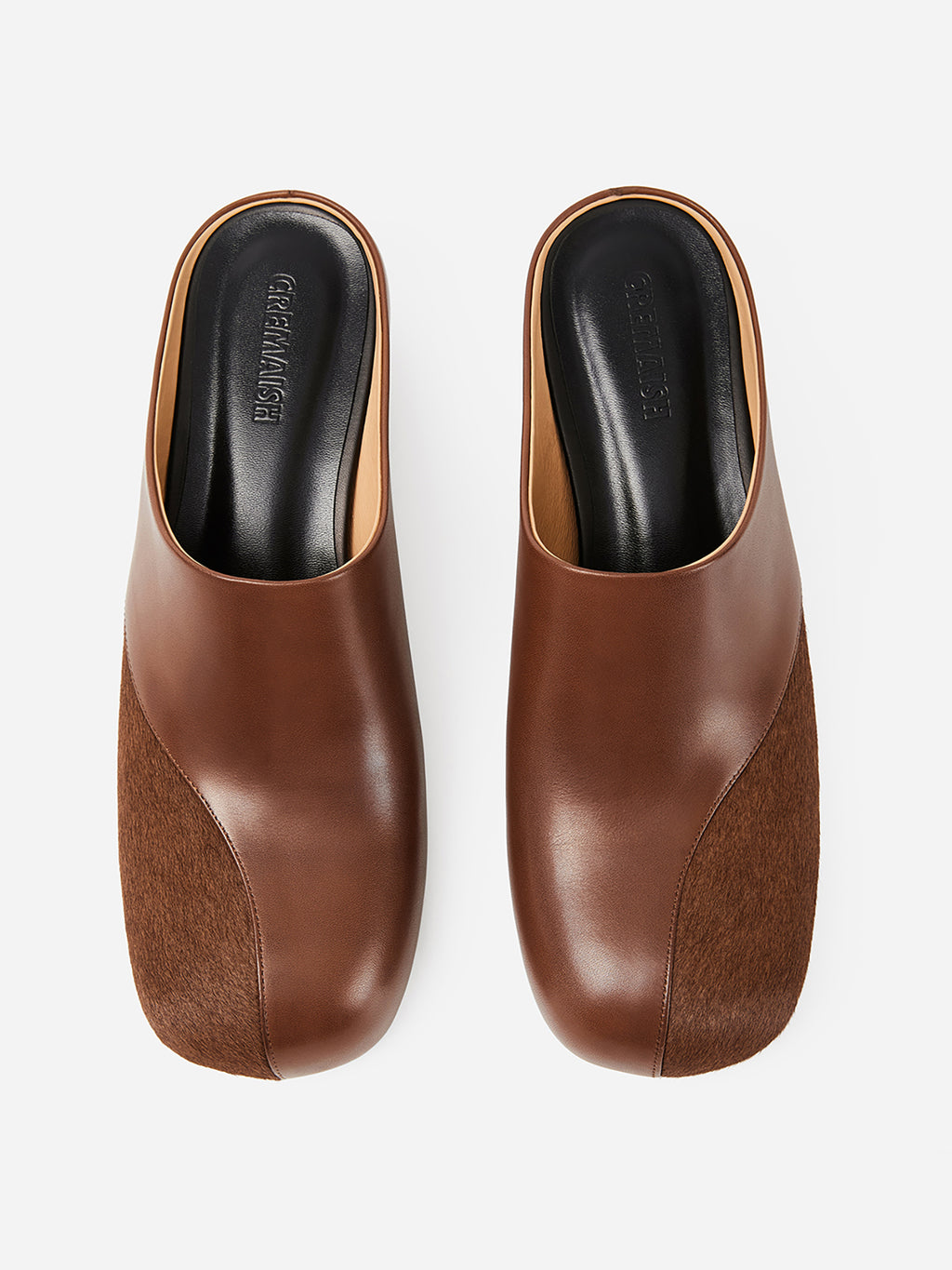 PONY HAIR LOW HEEL LOAFERS