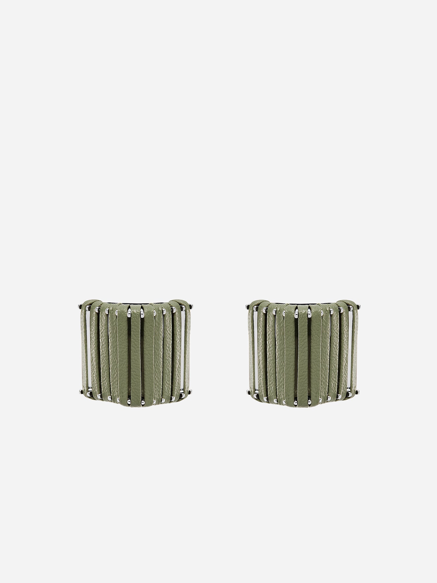 GEOMETRIC LEATHER STUDS