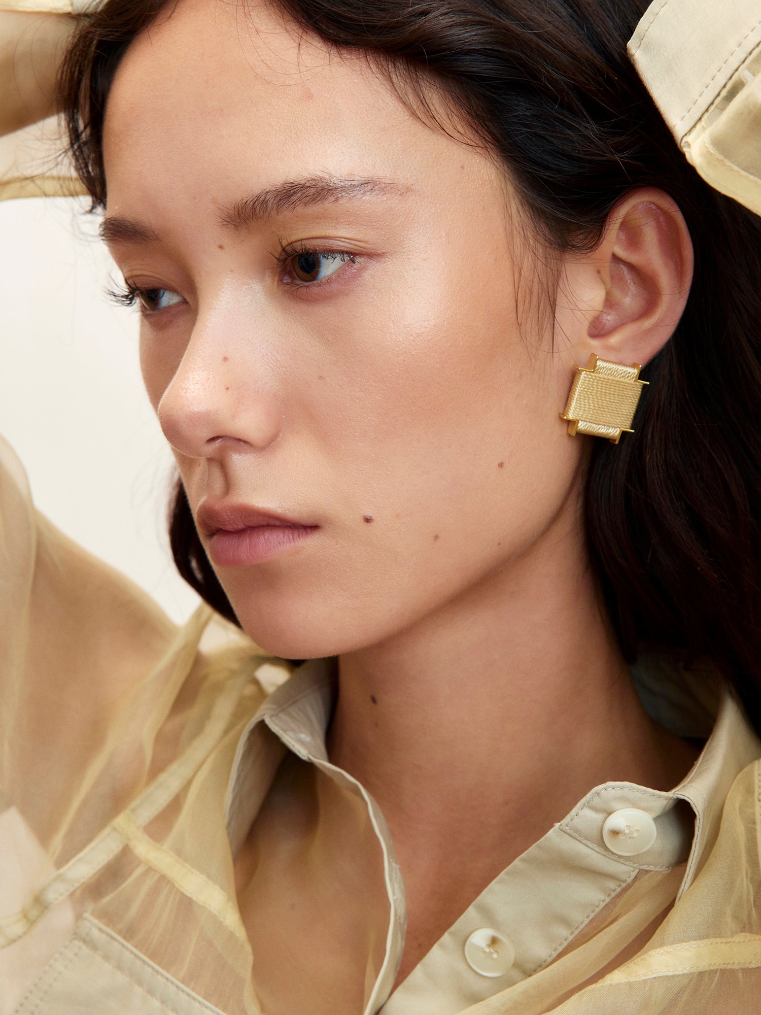 CROSS ROPE EARRINGS