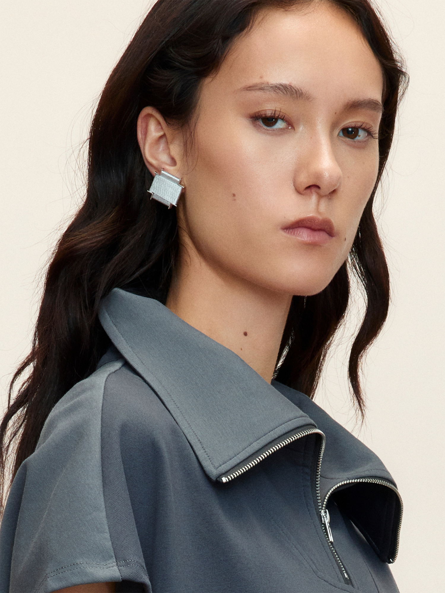 CROSS ROPE EARRINGS