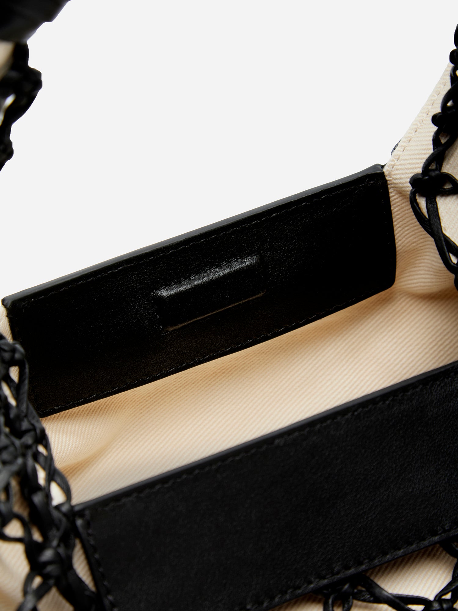 LEATHER WOVEN BAG SMALL