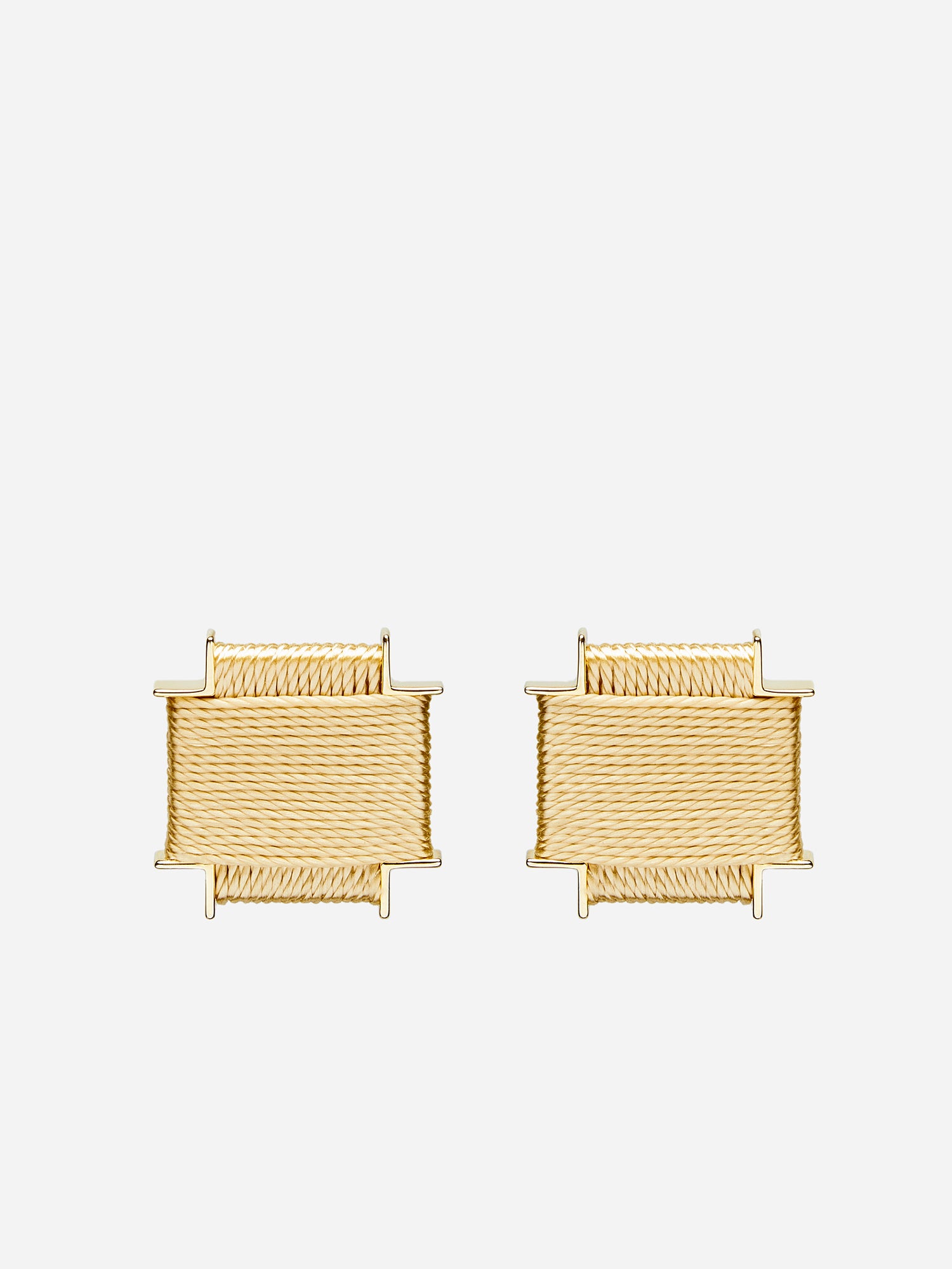 CROSS ROPE EARRINGS