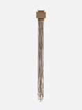 CROSS ROPE TASSEL BROOC