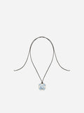 CURVED CROSS ROPE NECKLACE