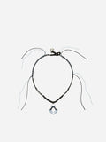 FAN SHAPED WOVEN NECKLACE