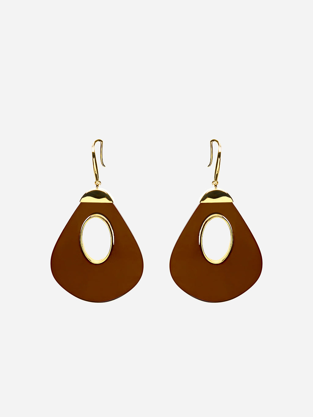 TEARDROP RESIN EARRINGS