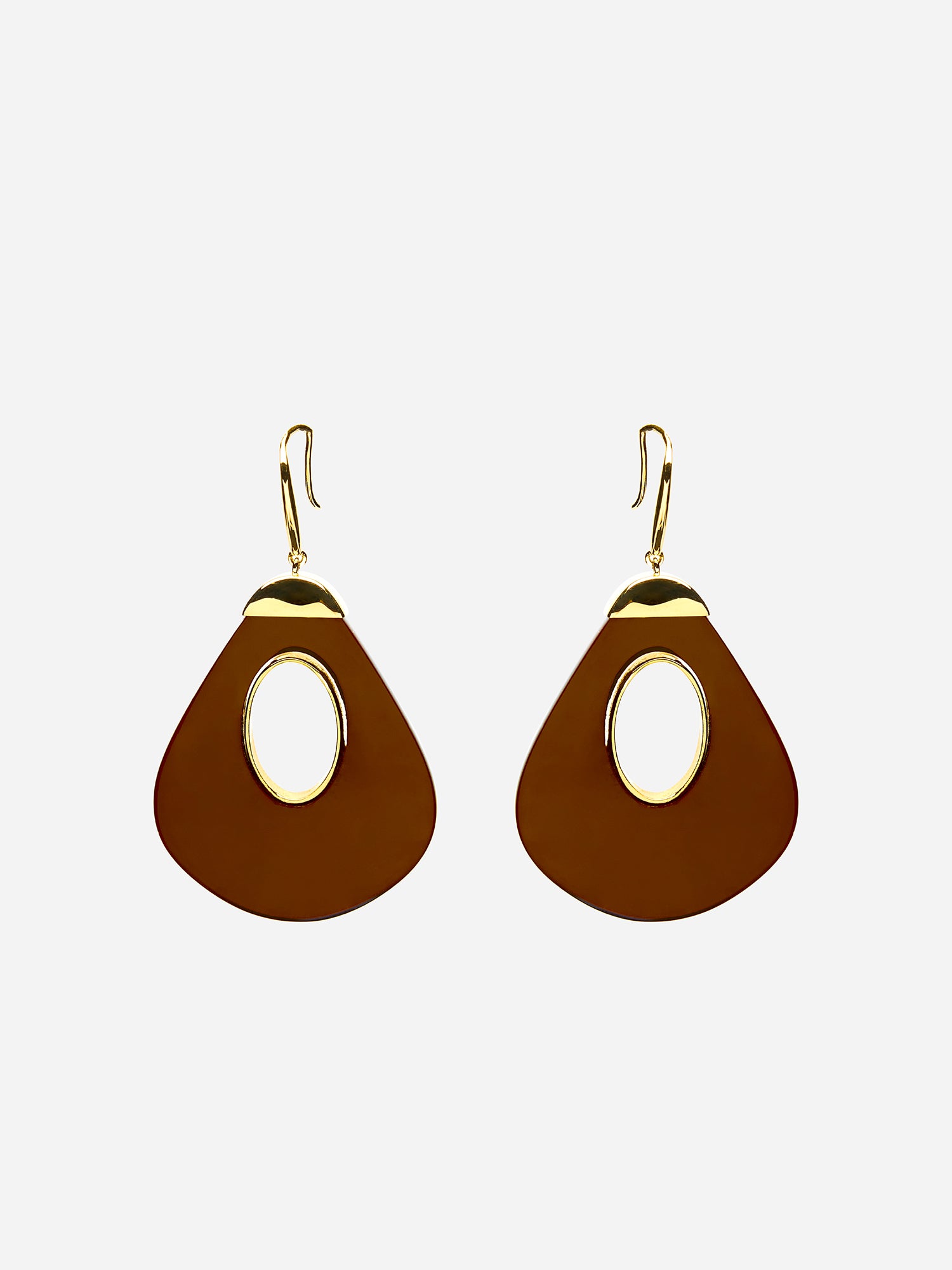 TEARDROP RESIN EARRINGS