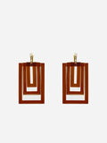 LAYERED SQUARE EARRINGS