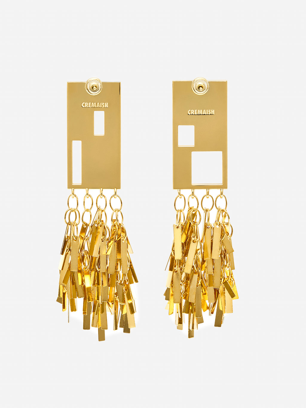 TASSEL ENAMEL EARRINGS