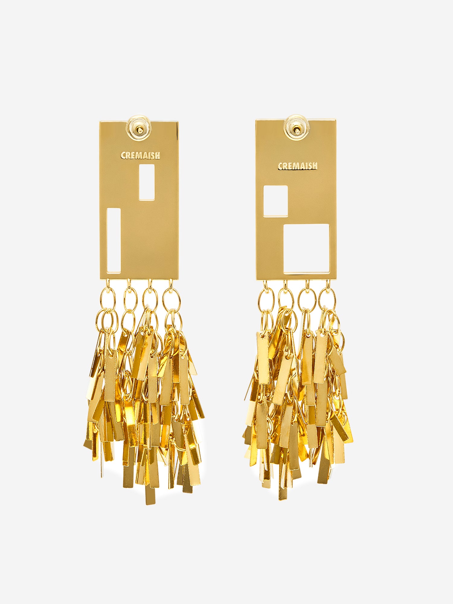 TASSEL ENAMEL EARRINGS