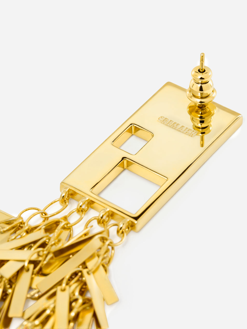 TASSEL ENAMEL EARRINGS