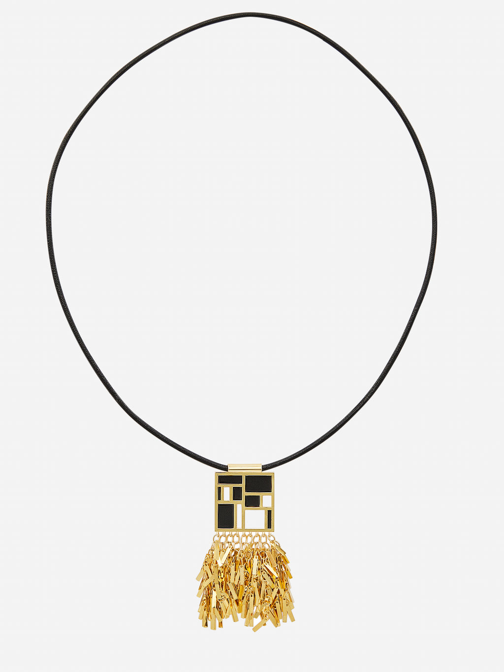 TASSEL ENAMEL NECKLACE