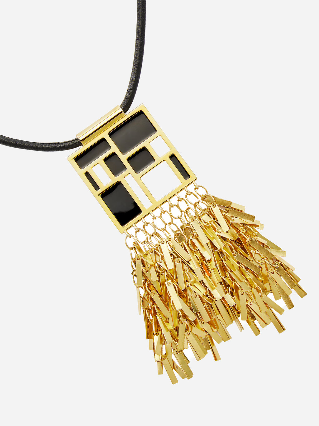 TASSEL ENAMEL NECKLACE