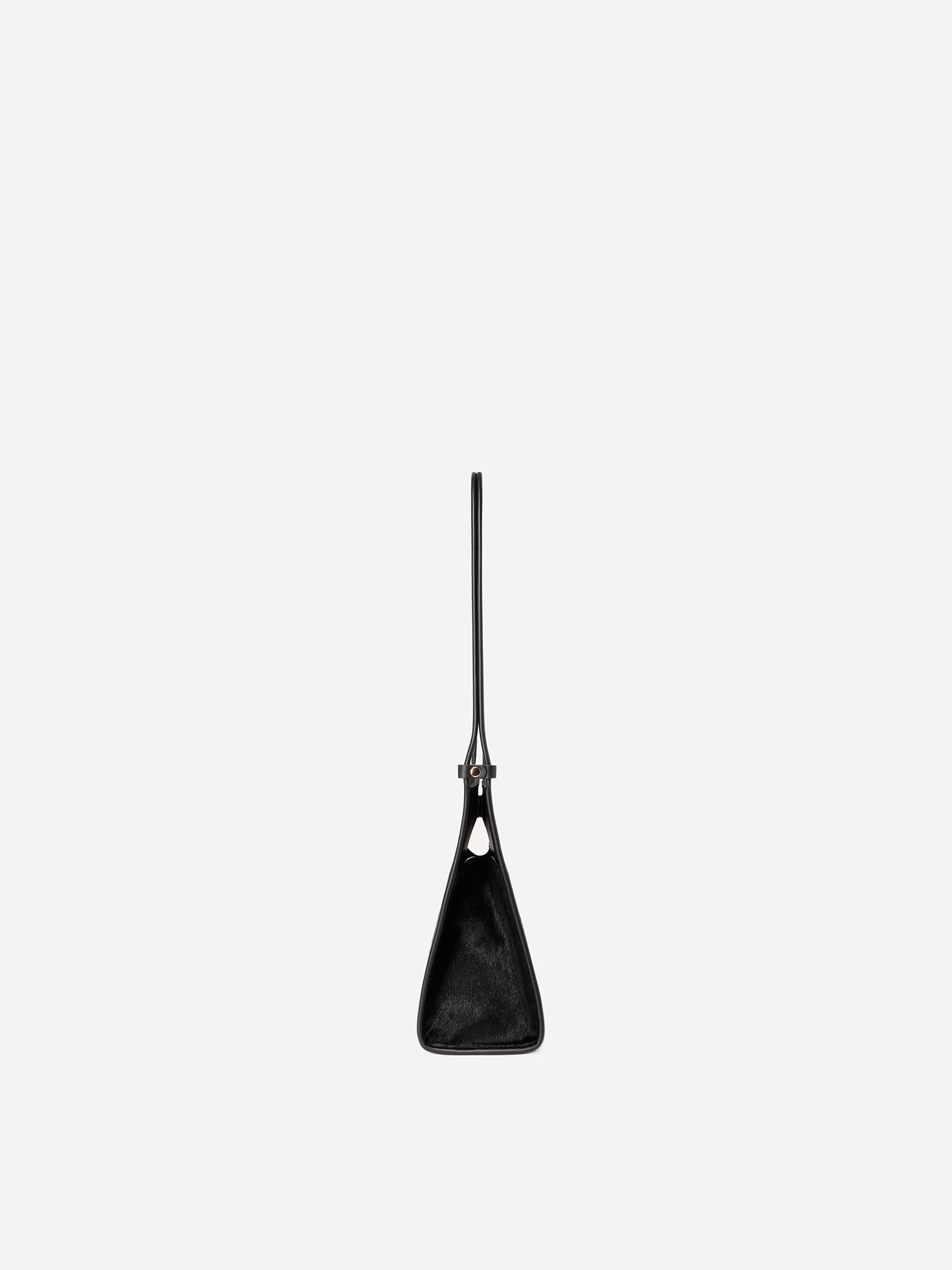 PONY HAIR SMALL HANDLE BAG