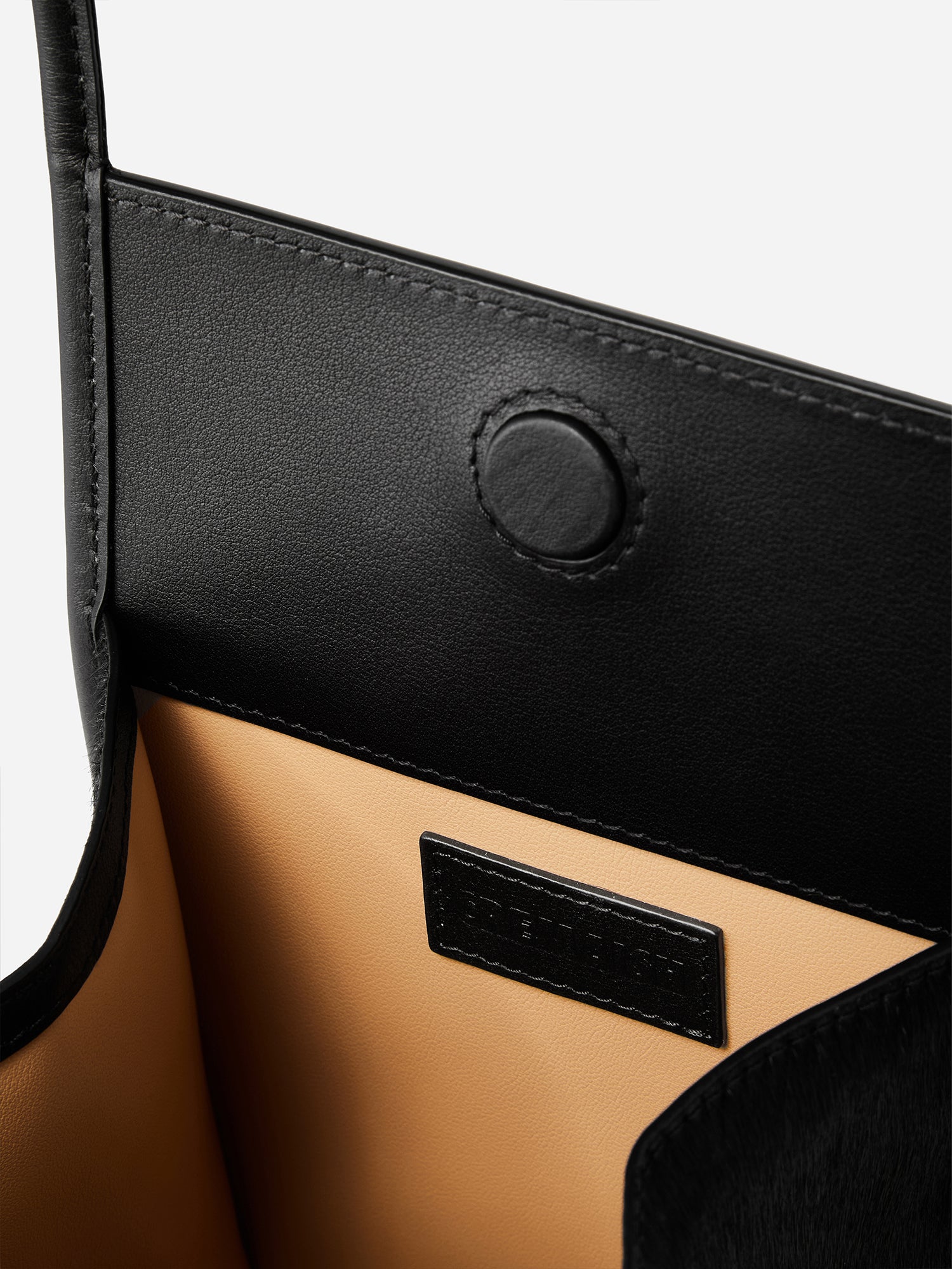 PONY HAIR SMALL HANDLE BAG