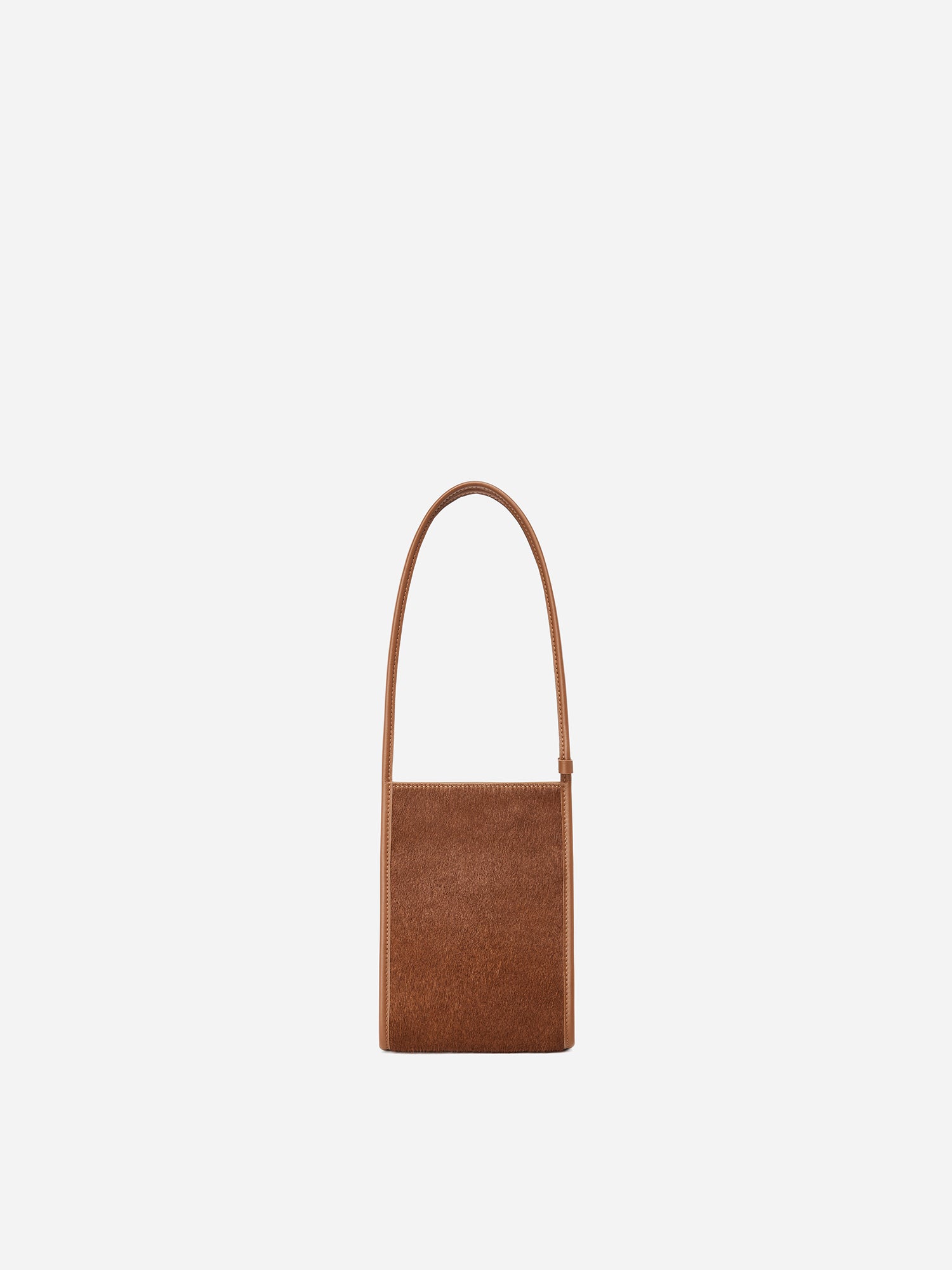 PONY HAIR SMALL HANDLE BAG