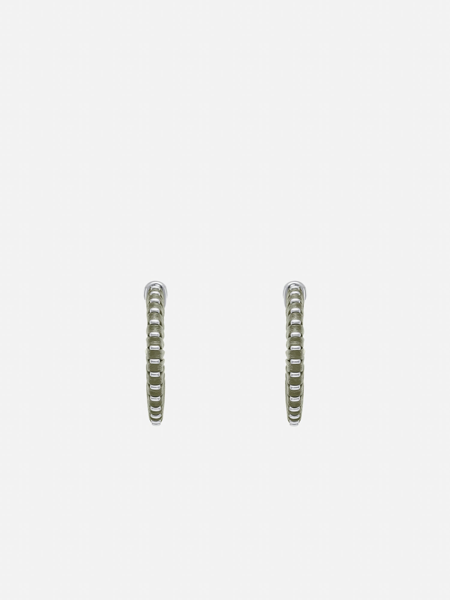 C LEATHER EARRINGS