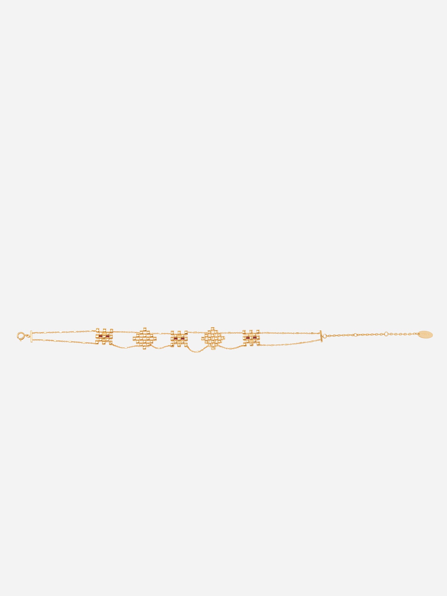 RHOMBUS AND SQUARE NECKLACE
