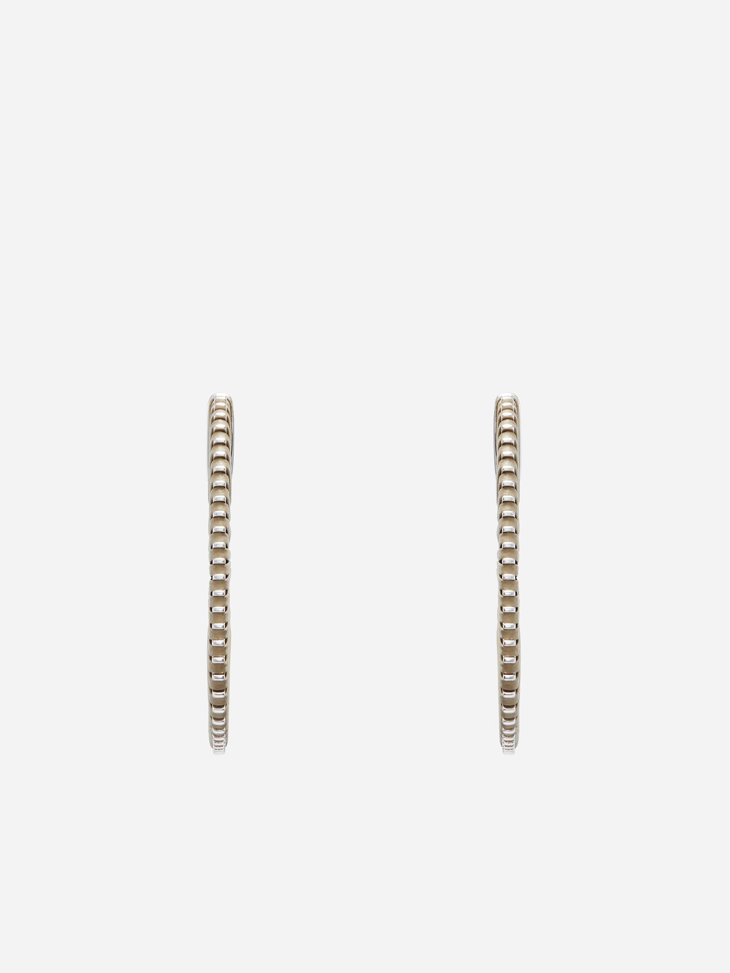 FAN SHAPE LEATHER WRAPPED EARRINGS