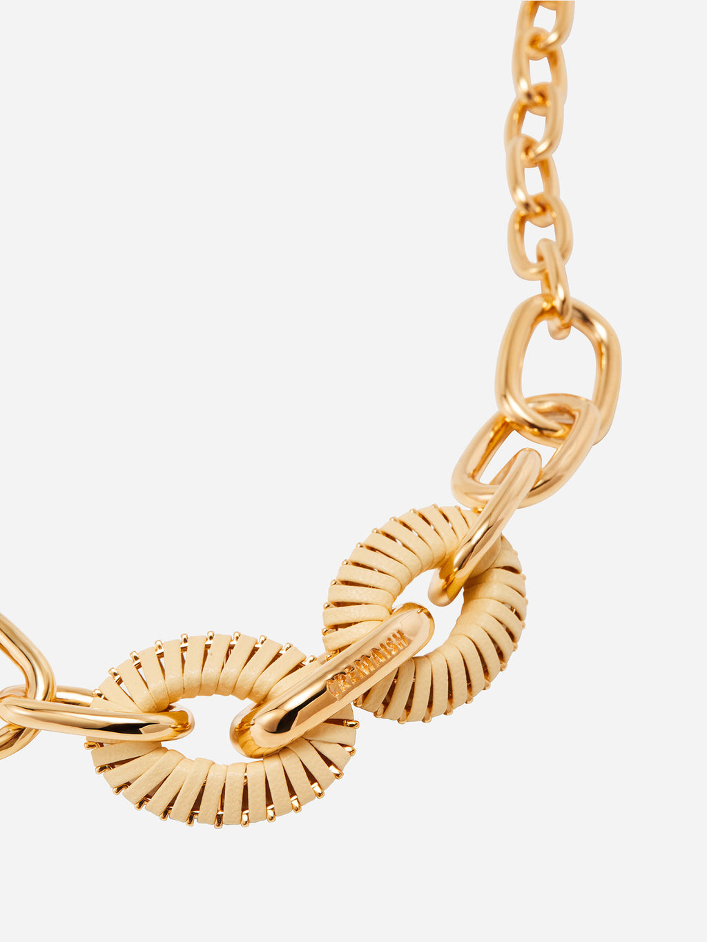 OVAL HOOP NECKLACE