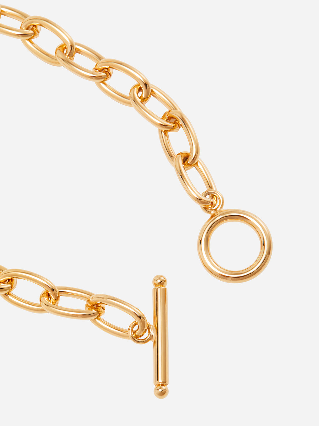 OVAL HOOP NECKLACE