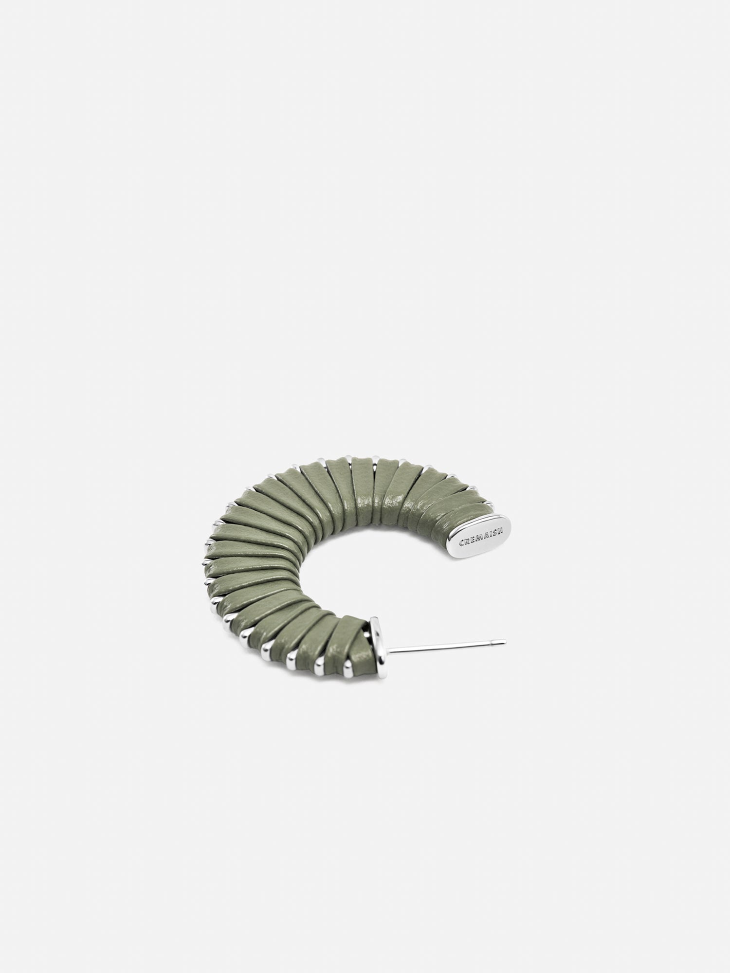 C LEATHER EARRINGS