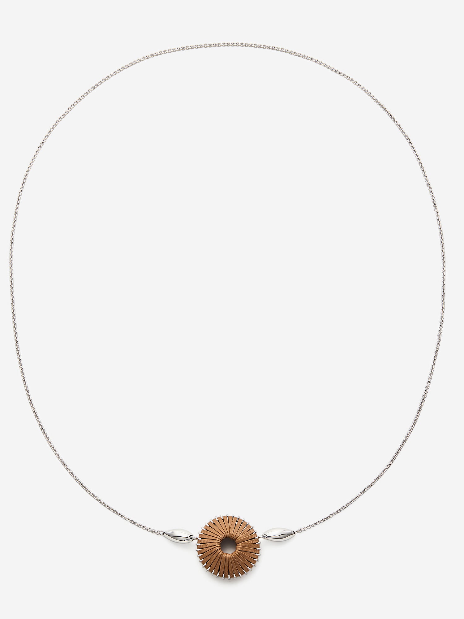 GYROSCOPE LEATHER NECKLACE