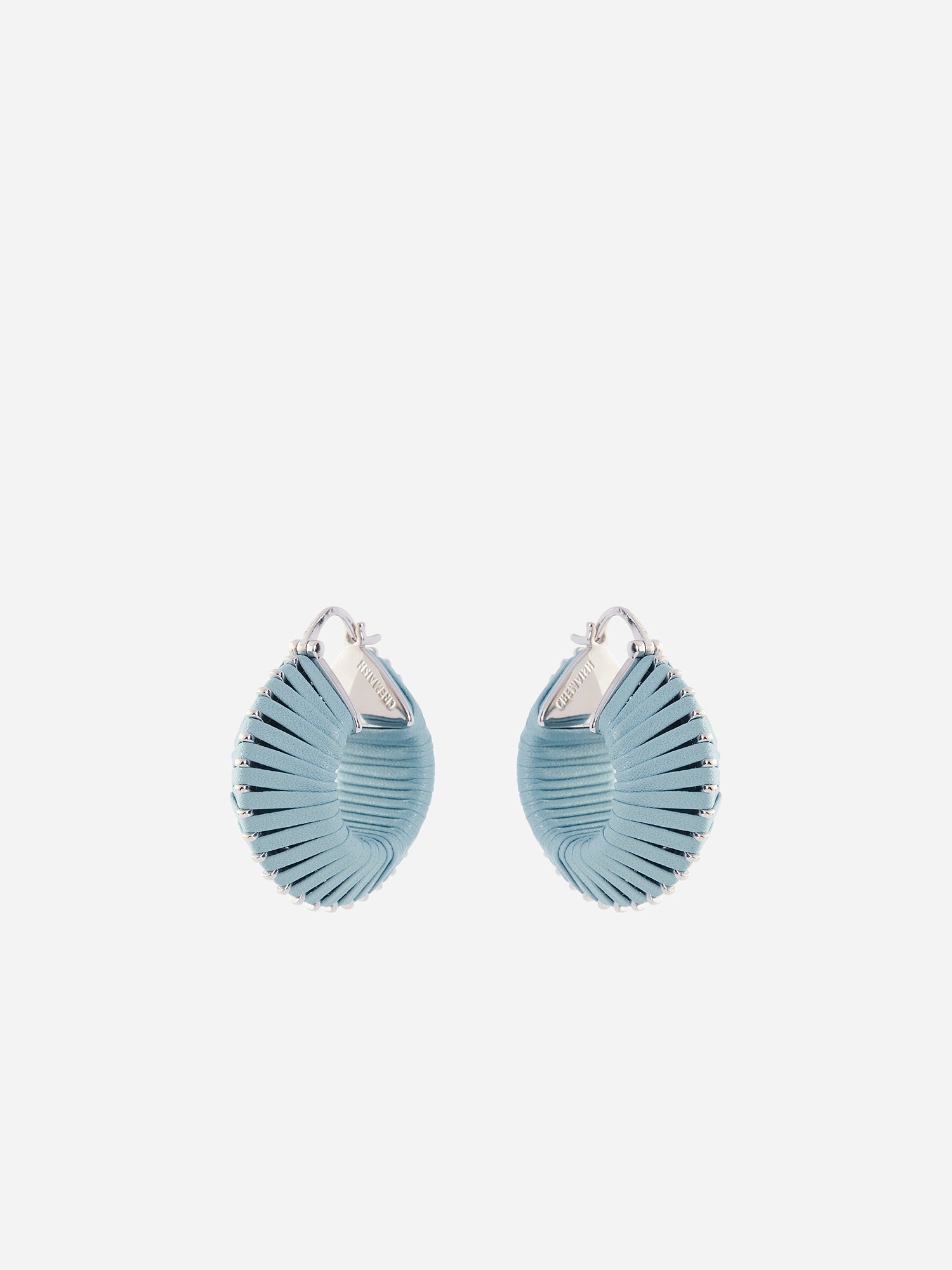HOOP LEATHER EARRINGS
