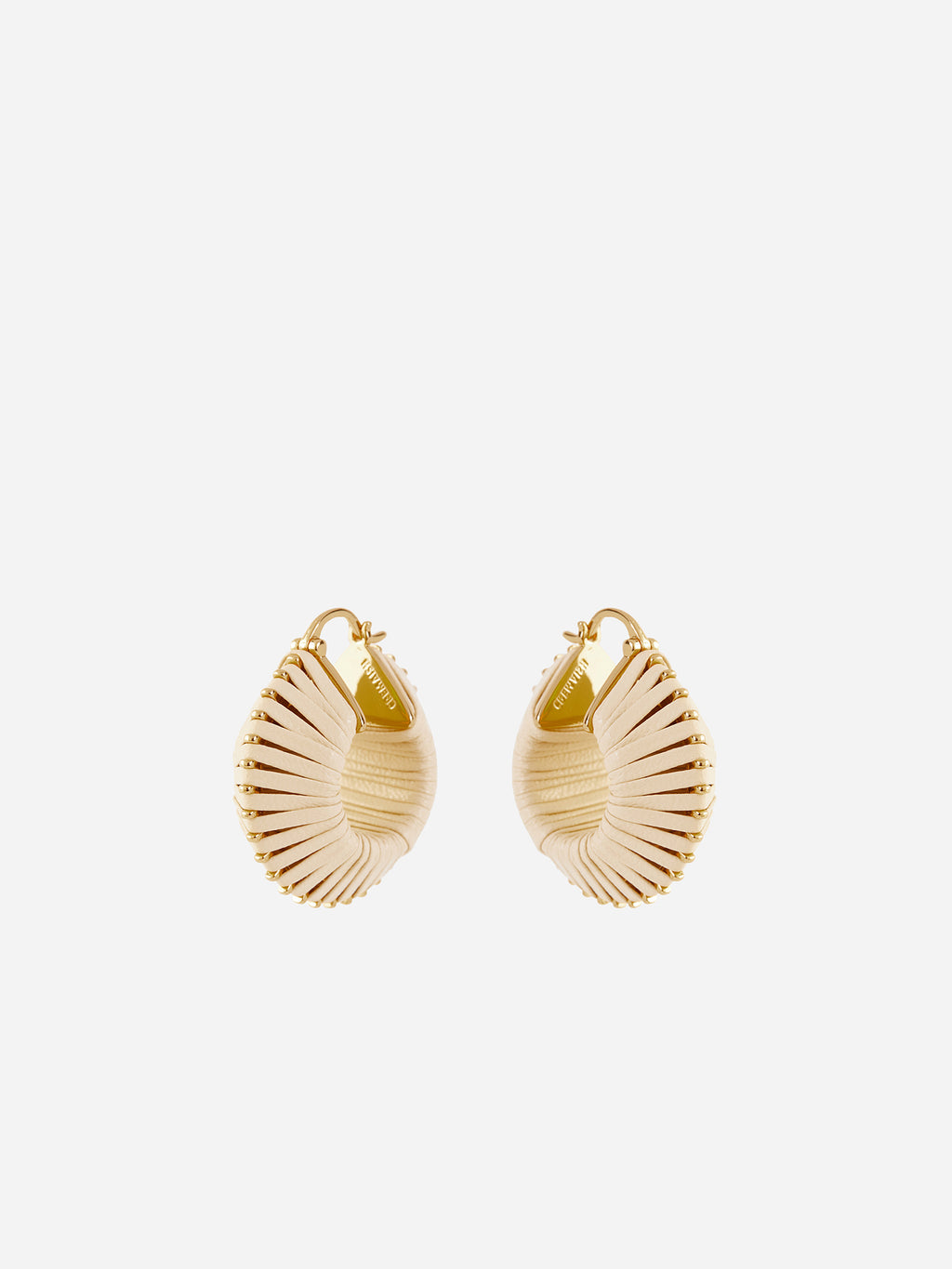 HOOP LEATHER EARRINGS