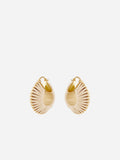 HOOP LEATHER EARRINGS
