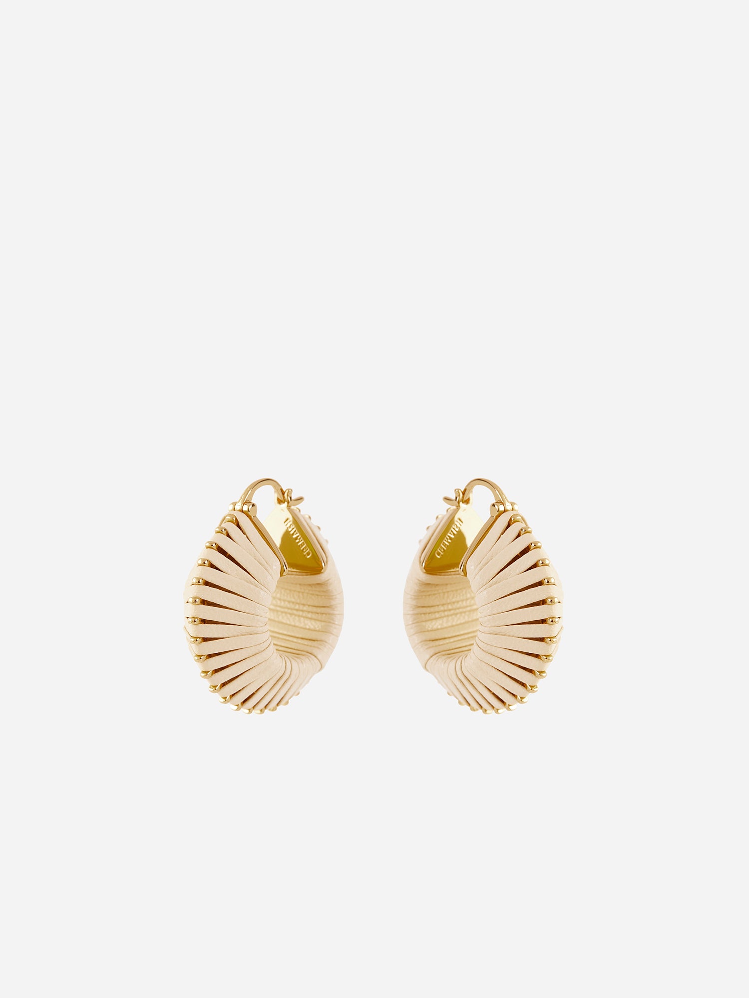HOOP LEATHER EARRINGS