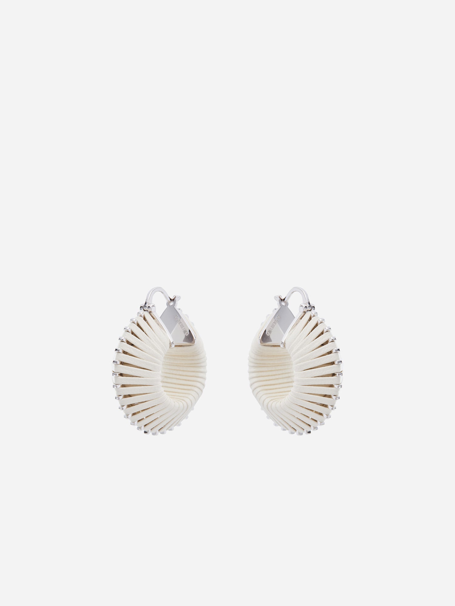 HOOP LEATHER EARRINGS