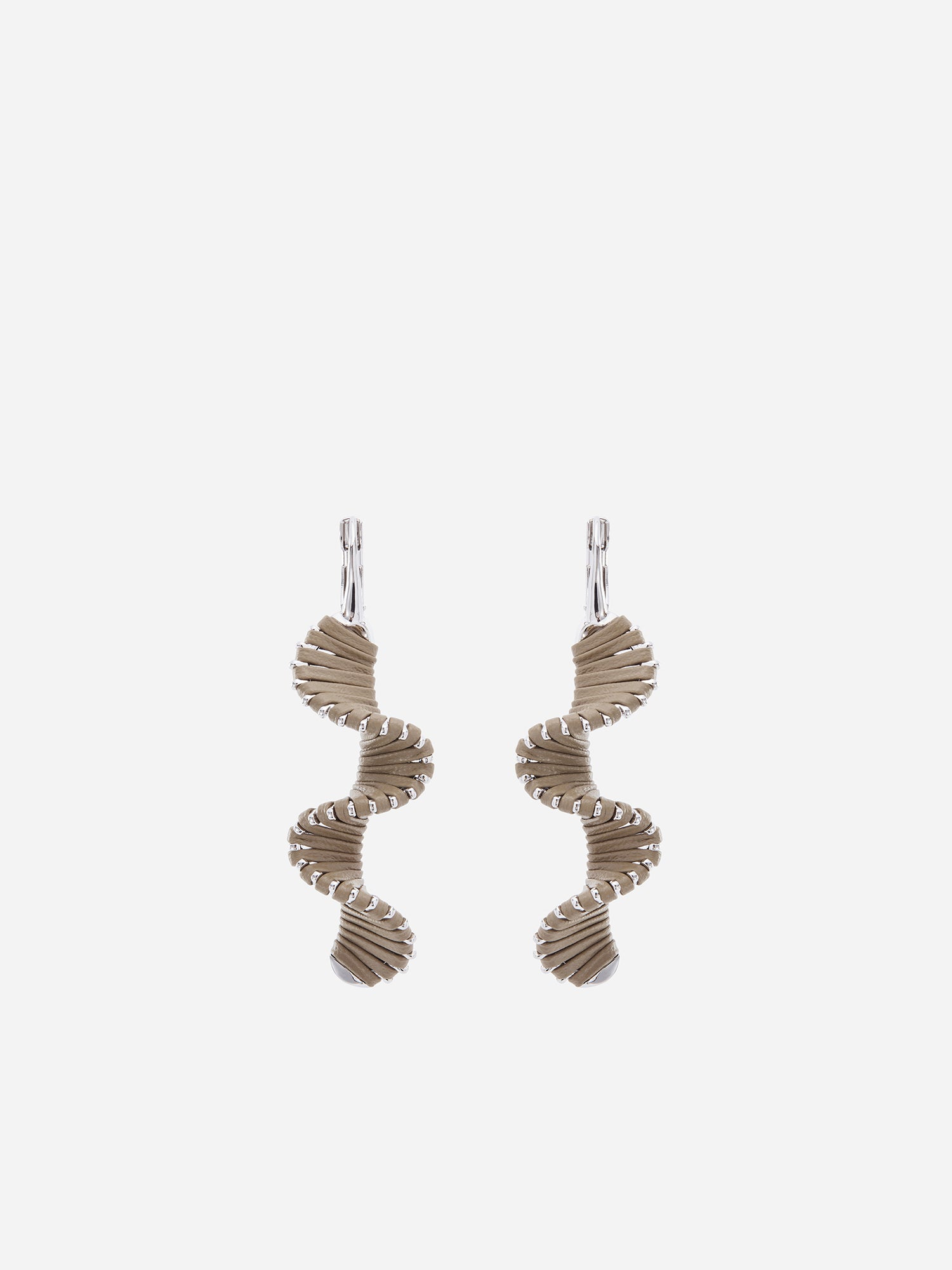 LONG SPIRAL EARRINGS