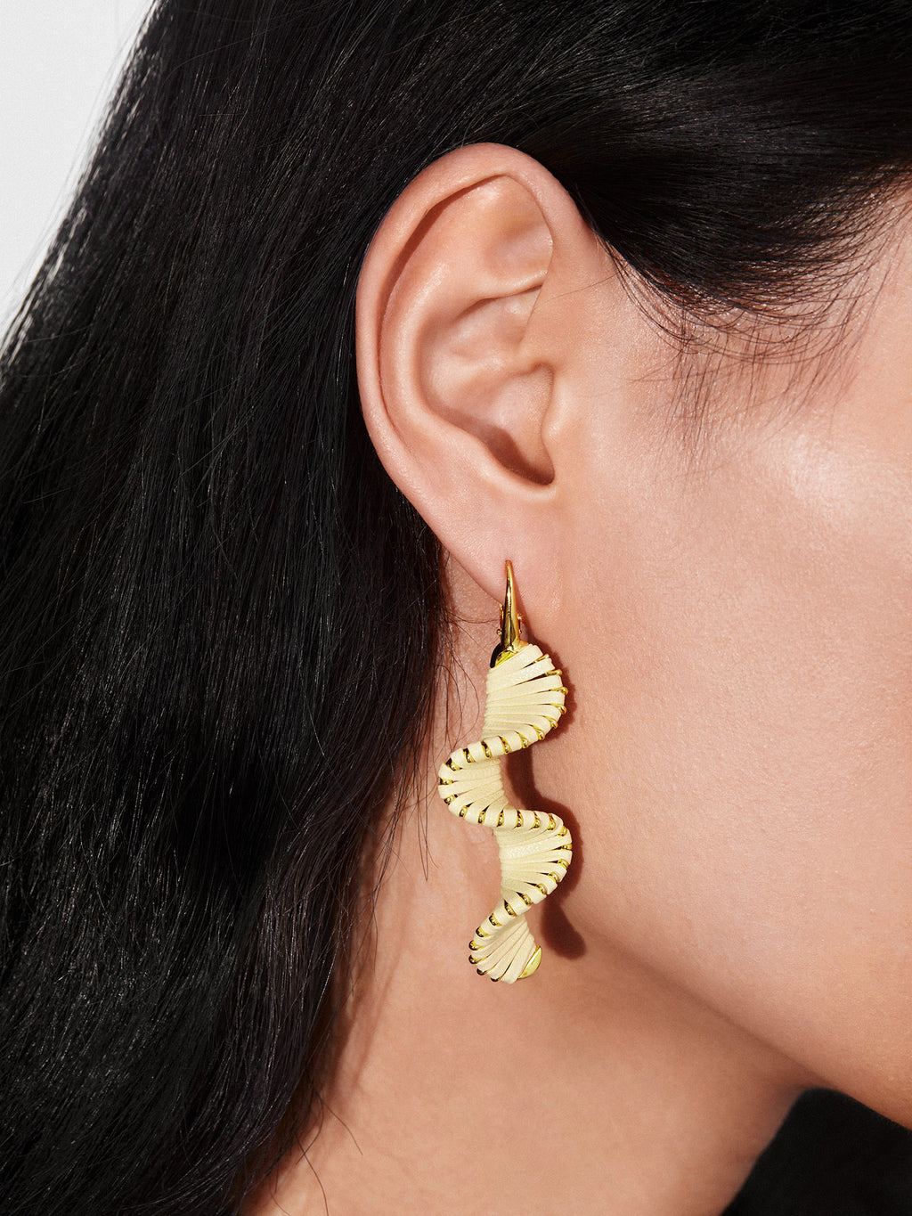 LONG SPIRAL EARRINGS